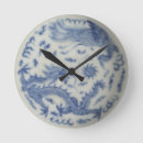 Buscar porcelana relojes de pared Azul