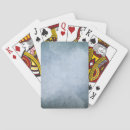 Buscar envejecido barajas de cartas Azul
