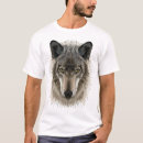 Buscar cara del lobo camisetas Gris