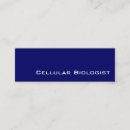 Buscar celular tarjetas de visita Biólogo