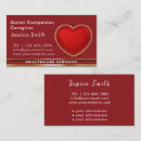 Buscar anciano tarjetas de visita Cuidadores