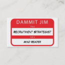 Buscar reclutamiento tarjetas de visita Negocio