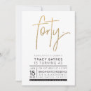 Buscar forty invitaciones Elegante