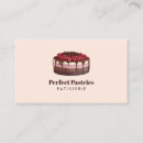 Buscar pastelería tarjetas de visita Postre