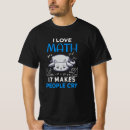 Buscar amo matemáticas camisetas Matemático