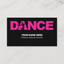 Buscar jazz tarjetas de visita Estudio de danza