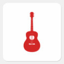 Buscar guitarra acústica pegatinas Músico