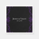 Buscar gótico servilletas Negro