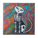 Buscar día de los esqueletos muertos azulejos Halloween