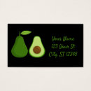 Buscar aguacate tarjetas de visita Orgánica
