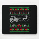 Buscar tractor granja de alfombrillas de raton Navidad