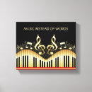 Buscar notas musicales lienzos Teclado
