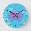 Buscar pulpo relojes de pared Agua