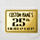 Buscar fiesta 25 invitaciones de cumpleaños General y unisex