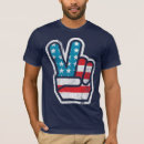 Buscar dedos de la paz camisetas Estados unidos
