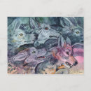 Buscar lobo acuarela postales Animal