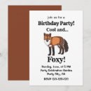 Buscar foxy invitaciones 6 º zorra