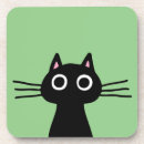 Buscar gato negro posavasos Gatito