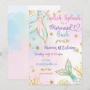Buscar salpicaduras invitaciones Sirena