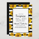 Buscar girasoles blancos y negros invitaciones Rayas blancas negras