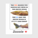 Buscar peligroso pegatinas Pescar