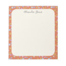 Buscar vintage blocs de notas Floral