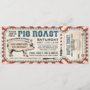 Buscar cerdo asado postales Vintage