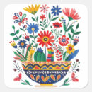 Buscar mexicano pegatinas Flores mexicanas