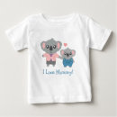 Buscar amo a mi mamá bebe camisetas Momia