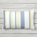 Buscar rayas amarillas y blancas exterior cojines Moderno