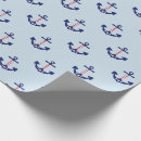 Buscar ancla náutica papel de regalo Costero