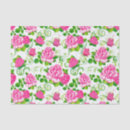 Buscar rosas del vintage papel de seda Verde