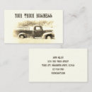 Buscar camiones tarjetas de visita General y unisex