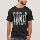 Buscar lino camisetas Divertido