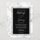 Buscar mármol blanco invitaciones Sencillo