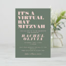 Buscar bar mitzvah invitaciones Moderno