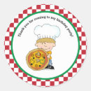 Buscar cocinero italiano pegatinas Pizza