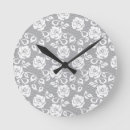 Buscar cordón blanco relojes de pared Fondo