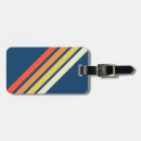 Buscar años 80 etiquetas para maletas Rayas