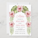 Buscar flores tropicales exóticas invitaciones Rosa