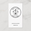Buscar grano café de tarjetas de visita Para todos