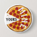 Buscar amante de la pizza chapas Divertido
