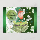 Buscar trébol irlandés postales Feliz