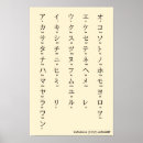 Buscar alfabeto japonés posters Katakana