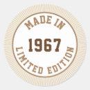Buscar hecho en 1967 pegatinas Cumpleaños