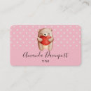 Buscar peluche tarjetas de visita Acuarela