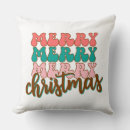 Buscar navideños cojines Tipografía