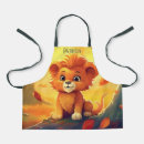 Buscar leones delantales Adorable