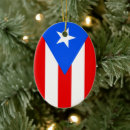 Buscar bandera puertorriqueña adornos Navidad