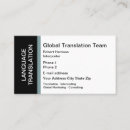 Buscar traducción tarjetas de visita Intérprete